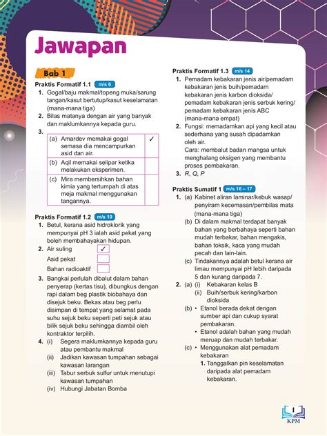 Jawapan Latihan Sains Tingkatan 4 Image