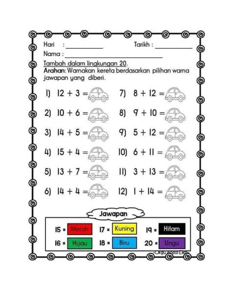 Soalan Latihan Matematik Tahun 1 Pdf Image